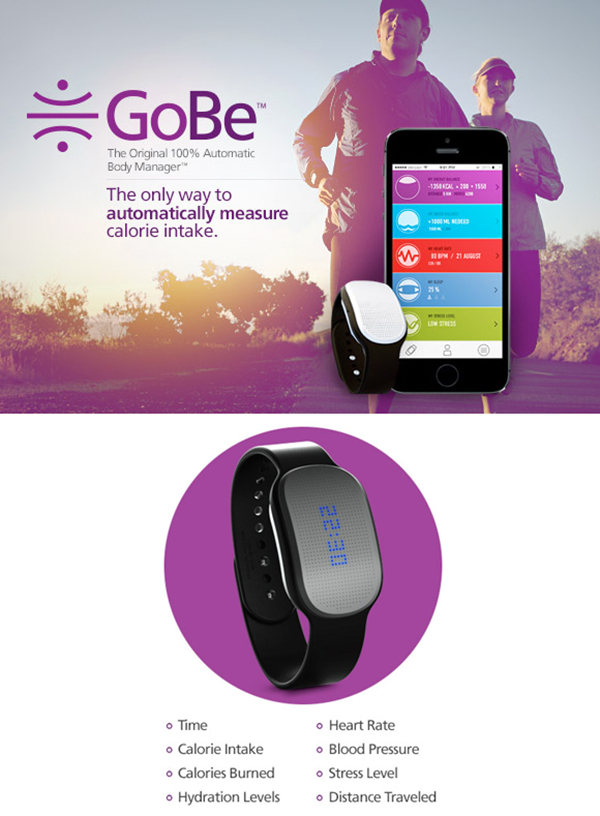 Glikoz seviyesinden kalori harcamasını gösterebilen giyilebilir yeni ürün: GoBe