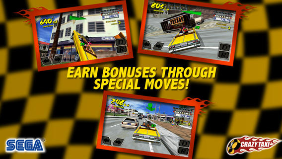 Crazy Taxi bir süreliğine iOS için ücretsiz