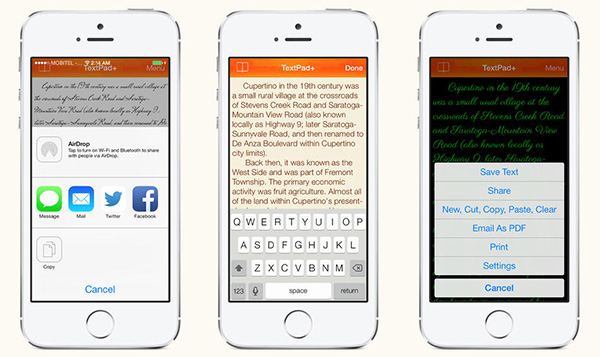 iOS için evrensel metin düzenleme uygulamalarından TextPad+ ücretsiz yapıldı