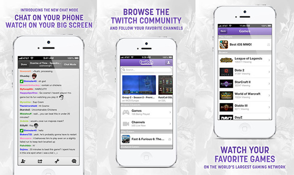 iOS için TwitchTV yeni özelliklerle güncellendi