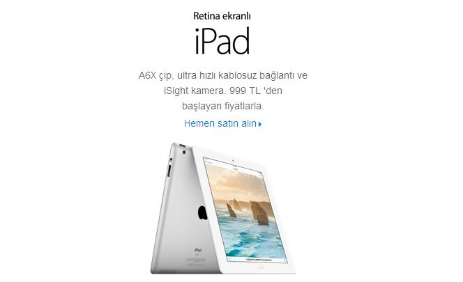 iPad 2’ye veda edin; 4.nesil iPad yeniden satışta