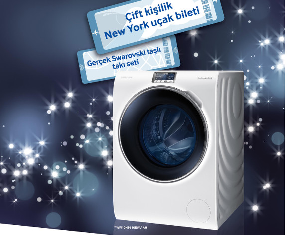 Samsung, Crystal Blue serisi çamaşır makinelerini ön siparişe sundu