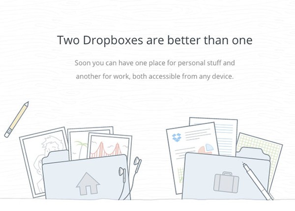 Dropbox gelecek ay kurumsal ve bireysel hesapları birbirine bağlayacak