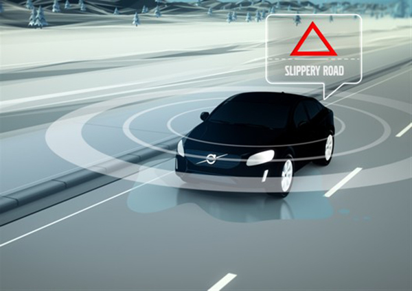 Volvo'dan karlı yollarda üst düzey güvenlik için bulut tabanlı yeni sistem