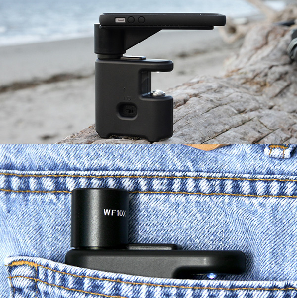 iPhone destekli bir mikroskop modeli daha Kickstarter'da destek arıyor: The MicrobeScope