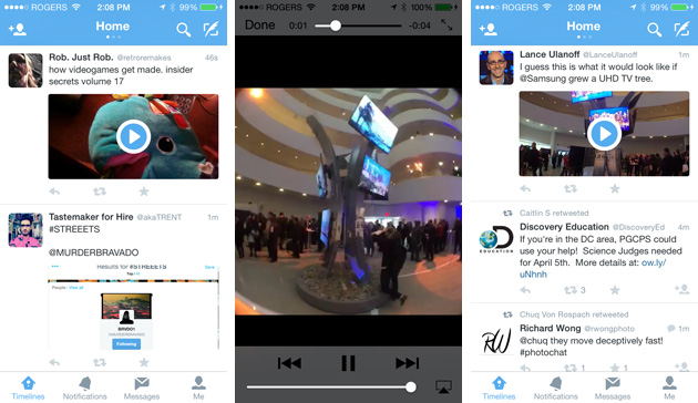 Twitter mobil uygulamaları gönderilerdeki videoların önizlemesini sunacak
