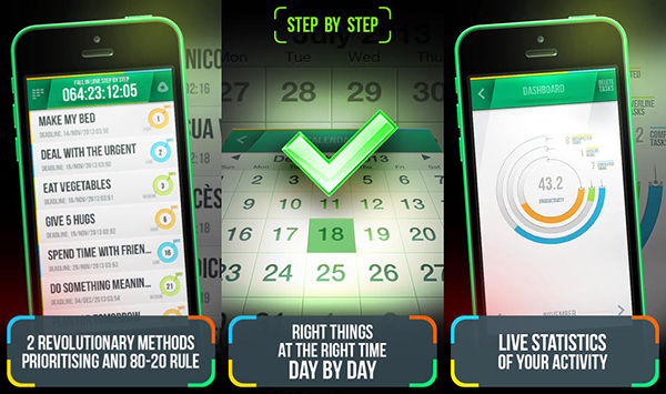 Yapılacak listeleri için hazırlanan iOS destekli Step by Step artık ücretsiz