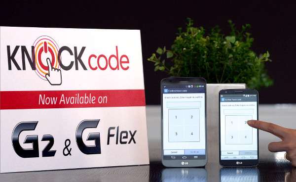 LG Knock Code gelecek ay G2 ve G Flex modellerine geliyor