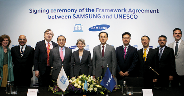 Samsung ve UNESCO gelişmekte olan ülke öğrencilerine yönelik yeni bir projede ortaklık yapıyor