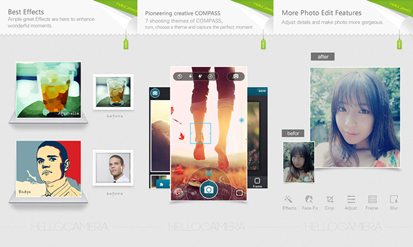 Geleceğin fotoğraf uygulaması denilen iOS uyumlu Hello Camera ücretsiz yapıldı