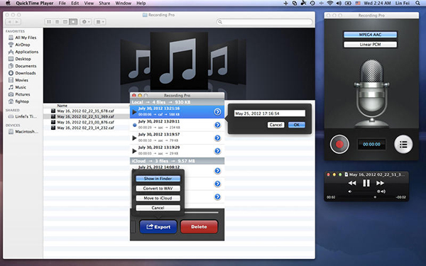Mac uyumlu ses kayıt uygulaması Recording Pro artık ücretsiz
