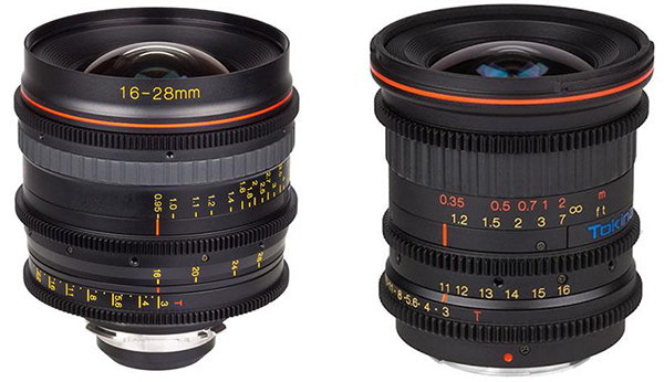 Zeiss ve Tokina'dan video çekimleri için hazırlanan üç yeni lens modeli
