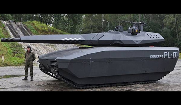 Polonya'nın geliştirdiği konsept savaş aracı PL-01, geleceğin tanklarını gözler önüne seriyor