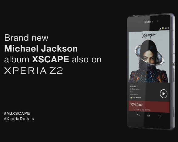 Michael Jackson'ın yeni albümü XSCAPE, 2014 Xperia cihazlarına ücretsiz olacak