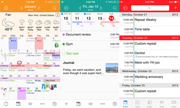iOS uyumlu takvim uygulaması Awesome Calendar indirime girdi