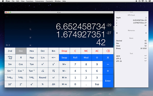 Gelişmiş hesaplama uygulaması PCalc, Mac tarafından 4.0 sürümüne yükseltildi