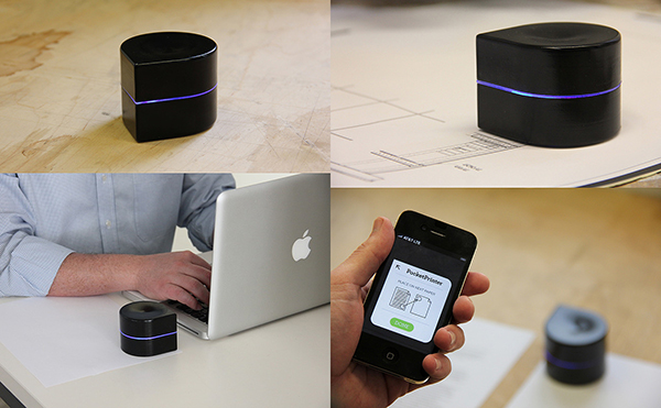 Mobil dünyaya ayak uyduran yazıcı modeli Mini Mobile Robotic Printer, Kickstarter'da destek arıyor