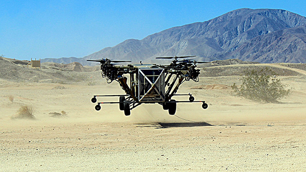 Karada sürülebilir VTOL hava aracı AT Black Knight Transformer, ilk uçuş testlerini başarıyla tamamladı
