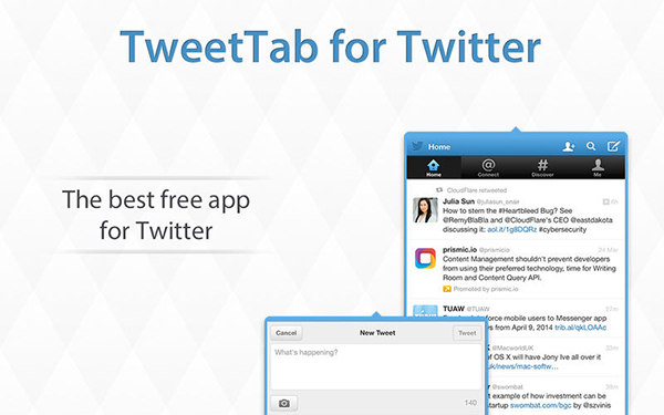 Mac'e özel yeni Twitter istemcisi: TweetTab