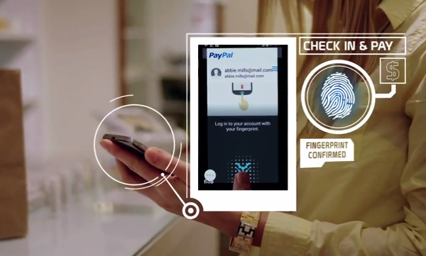 Galaxy S5 parmak izi okuyucusu ile 25 ülkede PayPal ödemesi yapılabilecek