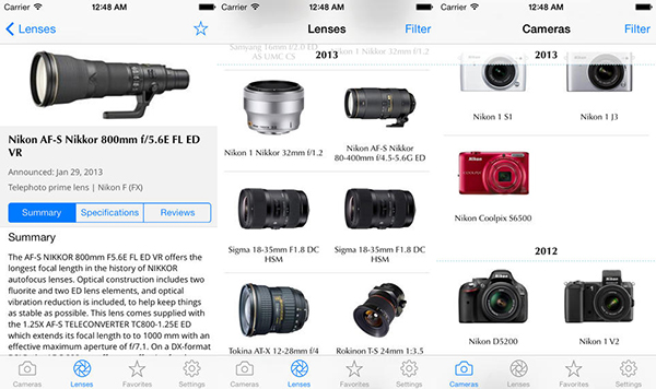 Nikon kamera ve uyumlu lensler için hazırlanan iOS uygulaması Nikon Camera Bible artık ücretsiz