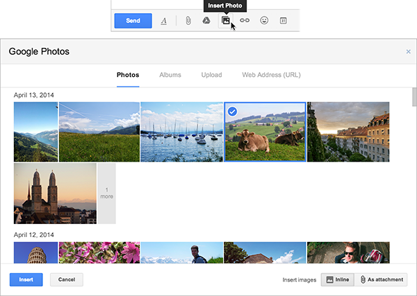 Gmail'in masaüstü sürümüne 'Fotoğraf Ekle' seçeneği eklendi
