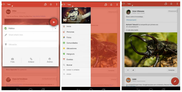 Google+ mobil yeni tasarımı ortaya çıktı