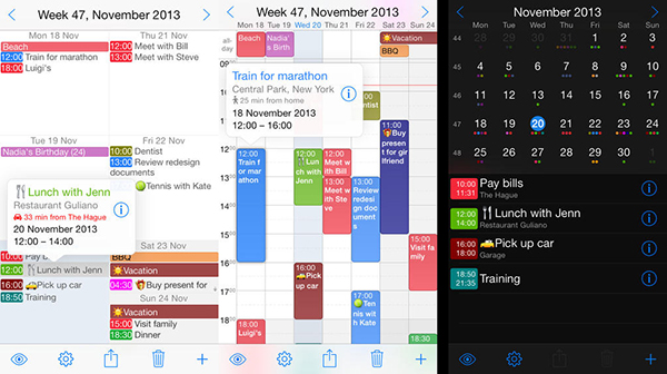 iOS uyumlu takvim uygulaması Week Calendar indirme girdi