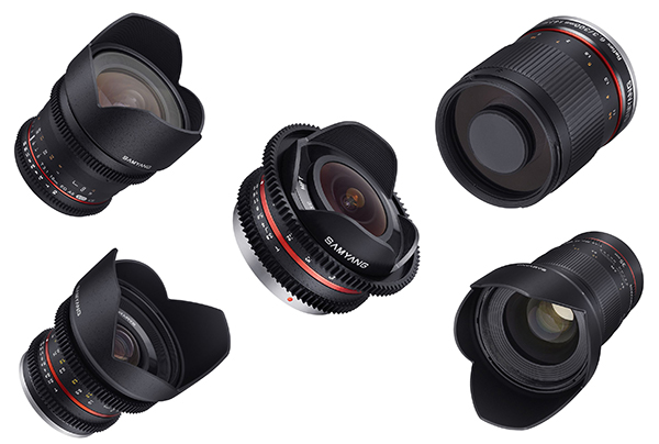 Samyang, ürün gamına video ve fotoğraf odaklı geliştirdiği beş yeni lens modeli ekledi