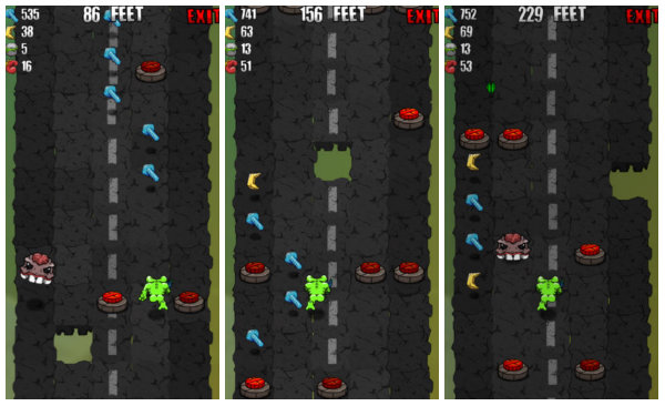 Sonsuz koşu türünde Freeway Mutant, iOS için indirmeye sunuldu