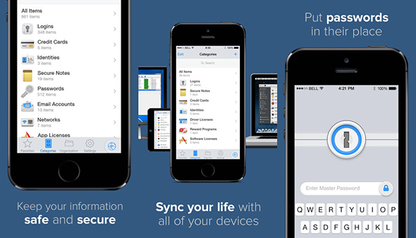 Güçlü şifre ve güvenlik uygulamalarından 1Password, iOS tarafında güncellendi