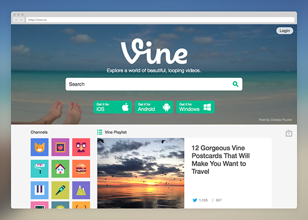 Vine.co yeni özellikler ile yenilendi