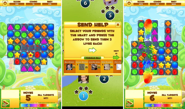 Yeni bir renk eşleştirme oyunu Jelly Smash, Windows Phone 8 için indirmeye sunuldu