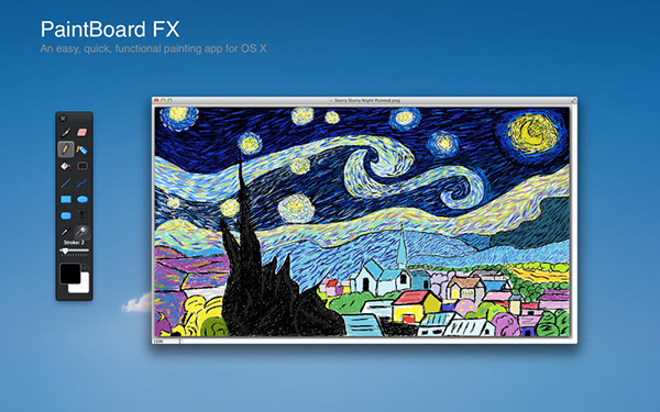Mac uyumlu çizim uygulaması PaintBoard FX artık ücretsiz