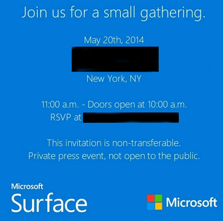Microsoft, 20 Mayıs'ta yeni bir Surface tableti tanıtmaya hazırlanıyor