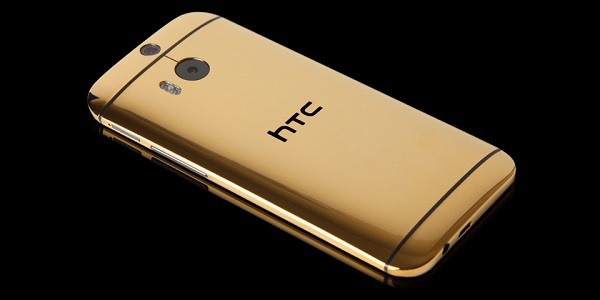 24 karat altın kaplama HTC One M8 £1900'dan satışa sunuldu