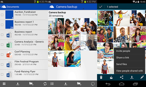 OneDrive'ın Android uygulaması güncellendi