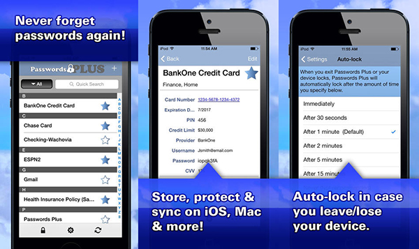 iOS uyumlu şifre yönetim uygulaması Passwords Plus artık ücretsiz