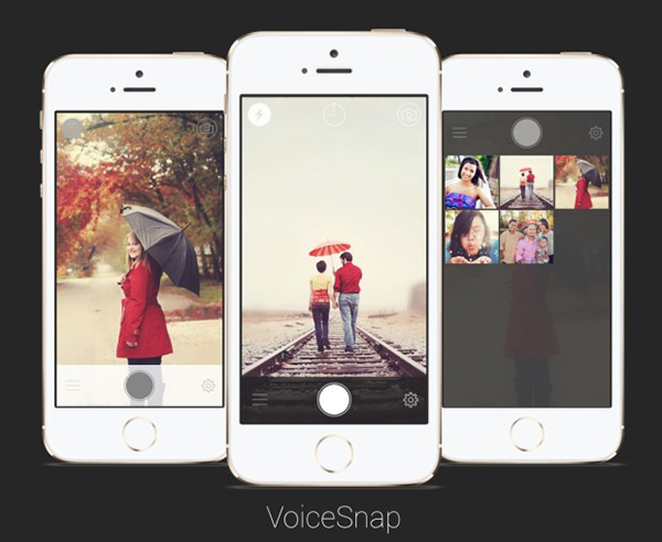 Ses kontrollü fotoraf çekimi sunan iOS uygulaması: VoiceSnap