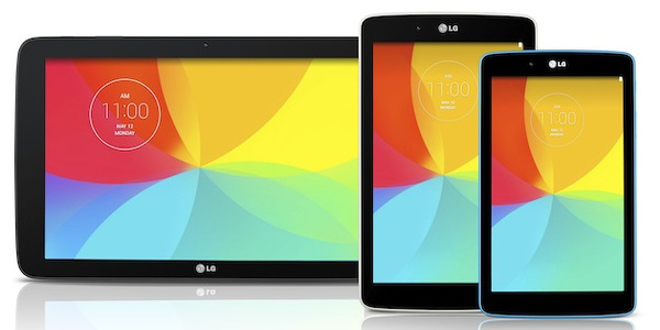 LG, G Pad tablet serisine 3 yeni model daha ekledi