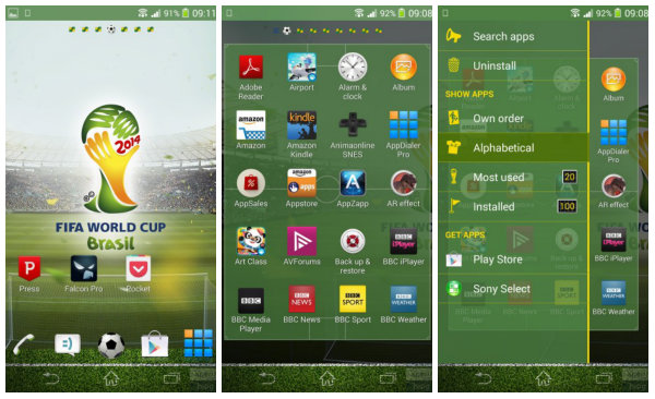 FIFA World Cup 2014 Xperia teması internete sızdırıldı