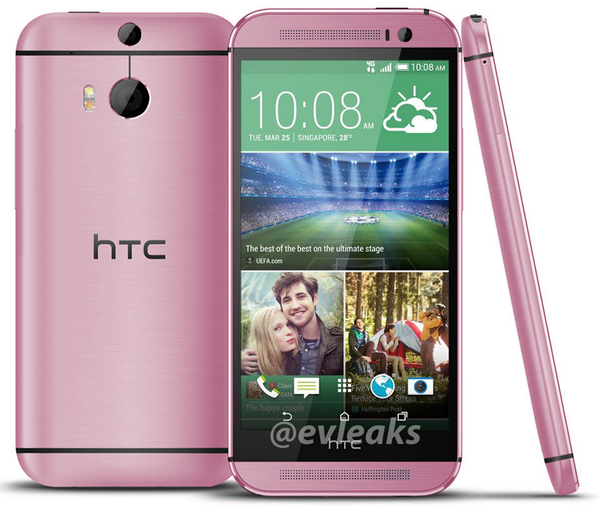 HTC One M8'in mavi rengine ait basın görseli sızıdırıldı