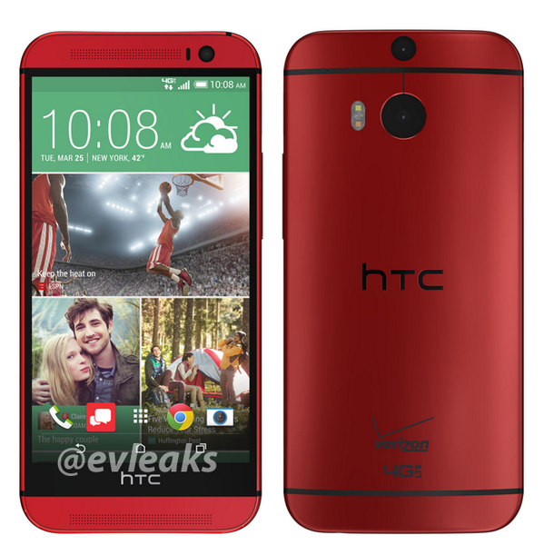 HTC One M8'in mavi rengine ait basın görseli sızıdırıldı