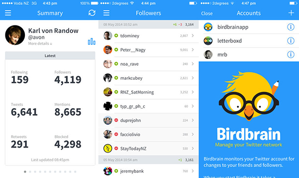 Twitter temelli iOS uygulaması Birdbrain güncellendi