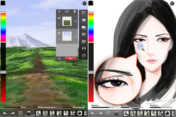 iOS tarafının vektör çizim uygulamalarından Ink Artist artık ücretsiz