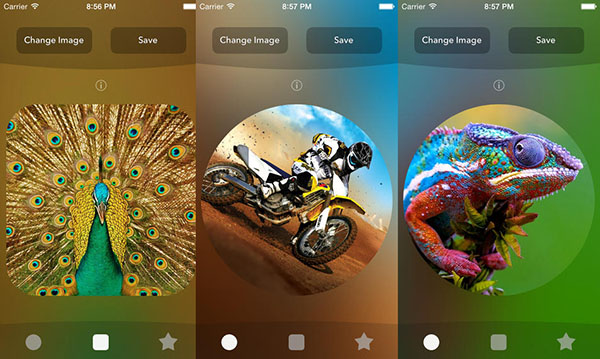 iOS 7'ye özel duvar kağıtları için yeni uygulama: Lockscreen Wallpaper Designer