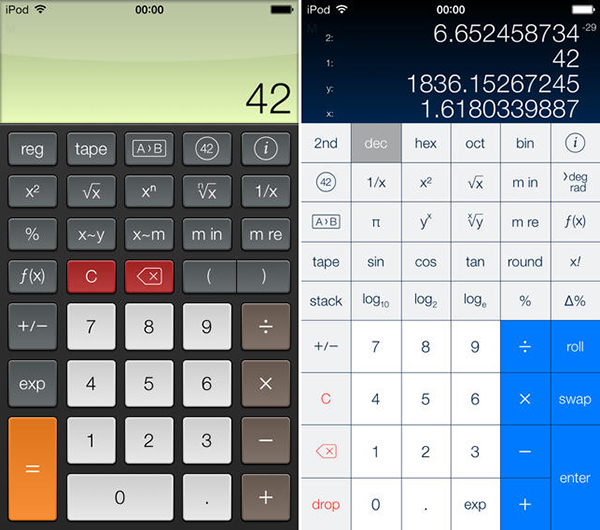 Gelişmiş hesaplama uygulaması PCalc, iOS tarafında güncellendi