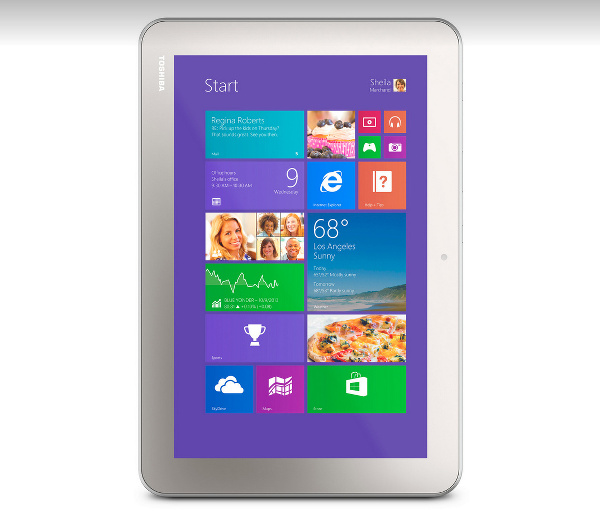 Toshiba'dan iki yeni Windows 8.1 tablet