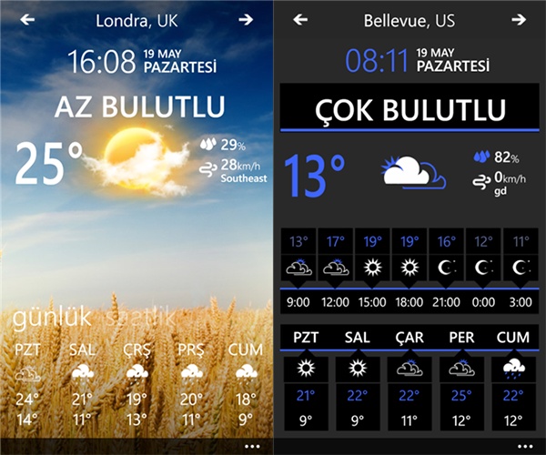 WP uyumlu hava durumu uygulaması Weather Flow, Türkçe dil desteğine kavuştu