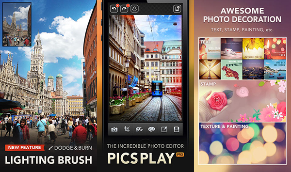 iOS uyumlu fotoğraf editörü PicsPlay Pro, 24 saat için %80 indirimde